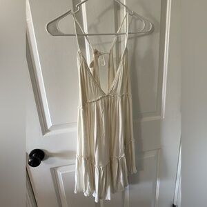 Anama Ivory Sleeveless Dress